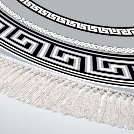 Eko Trend Djt Haı Yıkanabilir Kaymaz Taban 651M Yuvarlak Modern