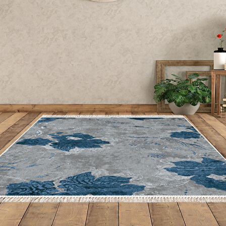 Eko Trend Djt Halı Yıkanabilir Kaymaz Taban 660M Suluboya