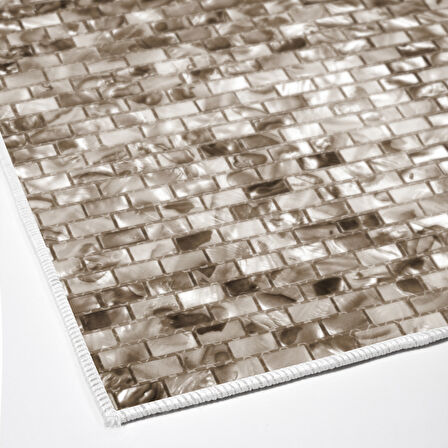 Alanur Trend Keçe Tabanlı Mutfak Halı Mu132