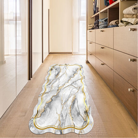 Çiğdem Lazer Kesim Kaymaz Taban Dijital Baskı Halı St600184Bj