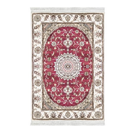 Alanur Star Pamuk Tabanlı Saçaklı Dijital Halı