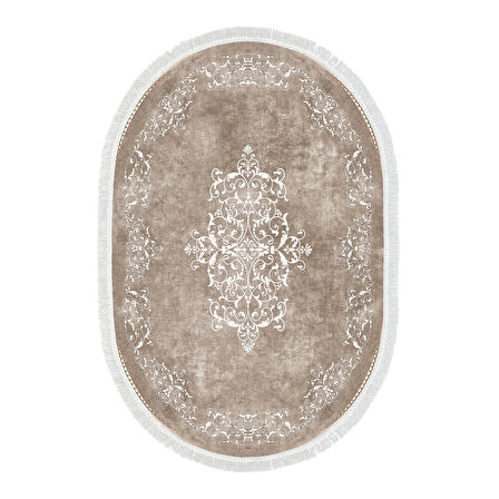 Eko Trend Djt Halı Yıkanabilir Kaymaz Taban 616 Oval Klasik