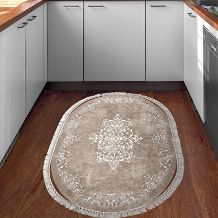 Eko Trend Djt Halı Yıkanabilir Kaymaz Taban 616 Oval Klasik