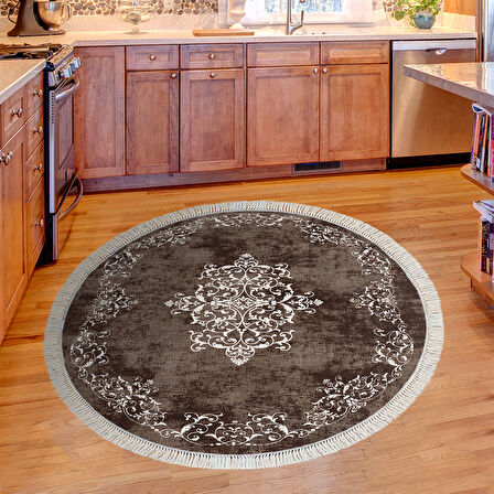 Eko Trend Djt Haı Yıkanabilir Kaymaz Taban 616 Yuvarlak Klasik