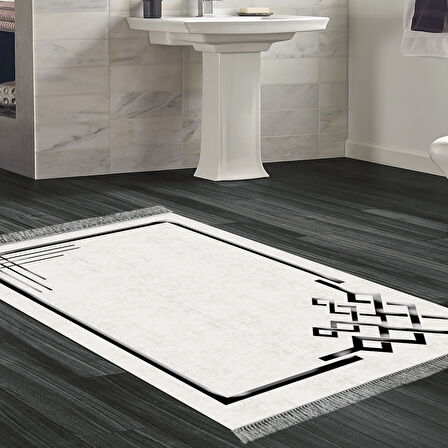 Eko Trend Djt Banyo Paspası Yıkanabilir Kaymaz Taban 1919 Modern