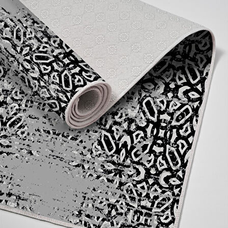 Alanur Trend Keçe Tabanlı Mutfak Halı Mu123