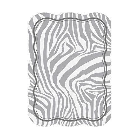 Leylak Lazer Kesim Kaymaz Taban Dijital Baskı Halı St600197Vz