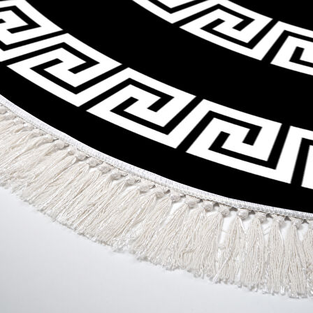 Eko Trend Djt Halı Yıkanabilir Kaymaz Taban 650M Oval Modern