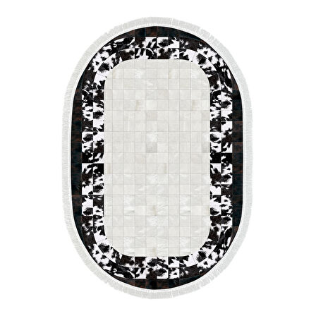 Eko Trend Djt Banyo Paspası Yıkanabilir Kaymaz Taban 1495 Oval Modern