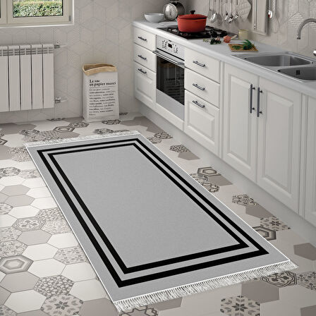 Eko Trend Djt Banyo Paspası Yıkanabilir Kaymaz Taban 1696 Bordürlü