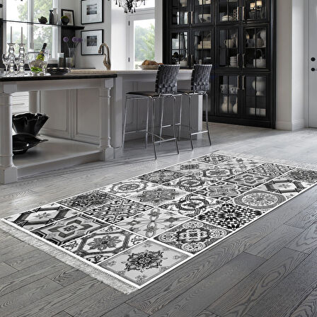 Eko Trend Djt Halı Yıkanabilir Kaymaz Taban Mu144 Patchwork