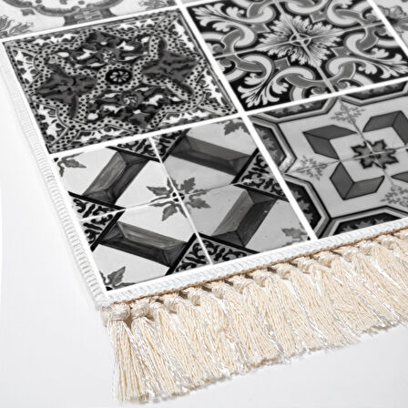 Eko Trend Djt Halı Yıkanabilir Kaymaz Taban Mu144 Patchwork