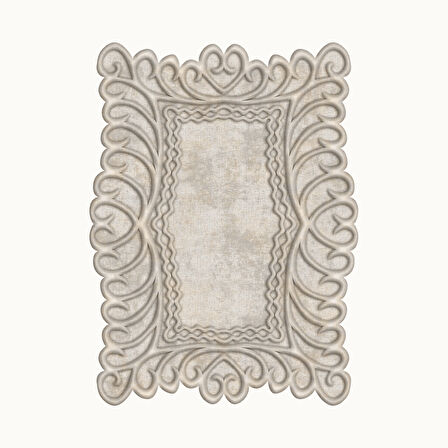 Yıldız Lazer Kesim Kaymaz Taban Dijital Baskı Halı St600161Pu