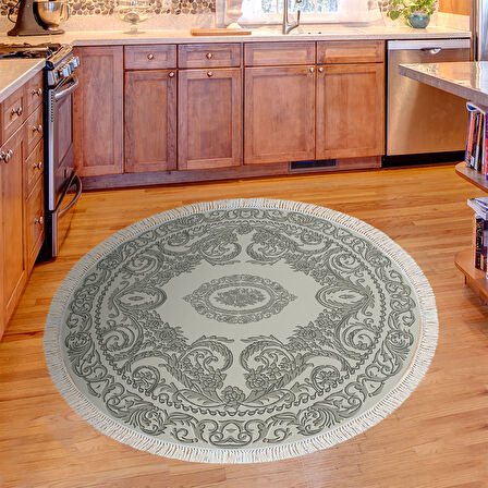 Eko Trend Djt Haı Yıkanabilir Kaymaz Taban 747 Yuvarlak Klasik