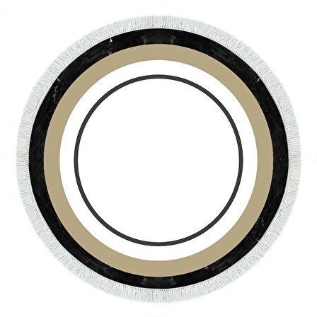 Eko Trend Djt Haı Yıkanabilir Kaymaz Taban 673M Yuvarlak Bordürlü