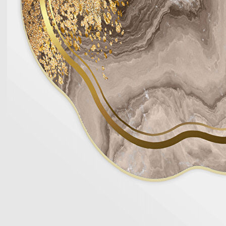 Çiğdem Lazer Kesim Kaymaz Taban Dijital Baskı Halı St600184Bj