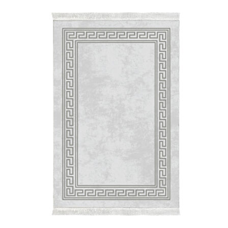 Alanur Star Pamuk Tabanlı Saçaklı Dijital Halı