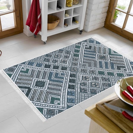 Eko Trend Djt Banyo Paspası Yıkanabilir Kaymaz Taban 2029 Modern