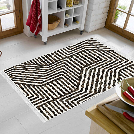 Eko Trend Djt Banyo Paspası Yıkanabilir Kaymaz Taban 713 Modern