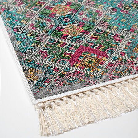 Eko Trend Djt Halı Yıkanabilir Kaymaz Taban F5009 İskandinav