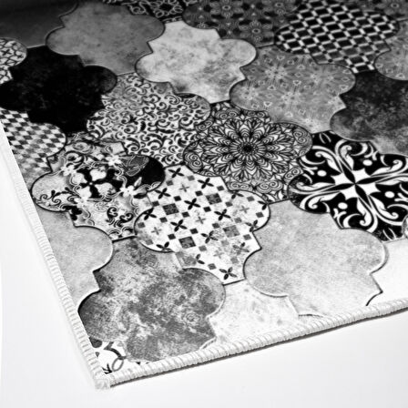 Alanur Trend Keçe Tabanlı Mutfak Halı Mu120