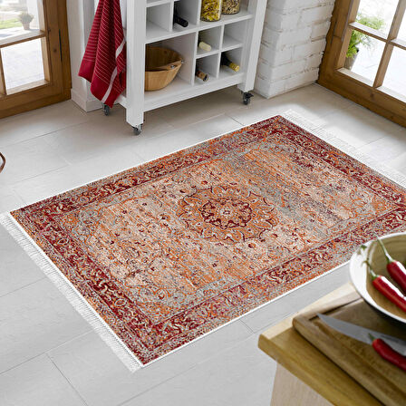 Eko Trend Djt Halı Yıkanabilir Kaymaz Taban P1356 Vintage