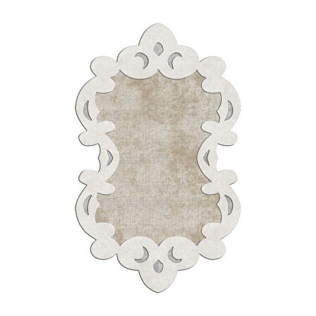 Papatya Lazer Kesim Kaymaz Taban Dijital Baskı Halı St600Fg416Kr