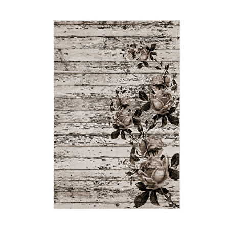 Alanur Trend Keçe Tabanlı Mutfak Halı Mu13