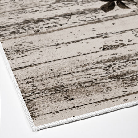 Alanur Trend Keçe Tabanlı Mutfak Halı Mu13