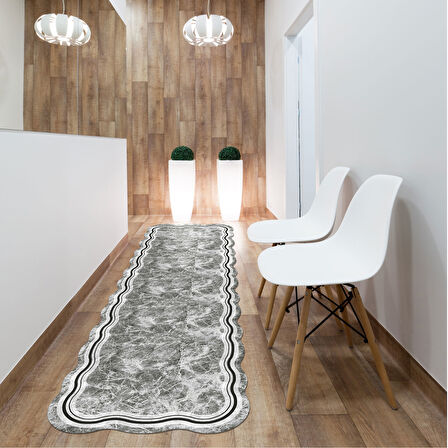 Gül Lazer Kesim Kaymaz Taban Dijital Baskı Halı St600202Gl