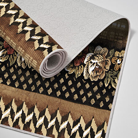 Alanur Trend Keçe Tabanlı Mutfak Halı Mu127