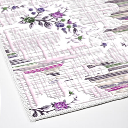 Alanur Trend Keçe Tabanlı Mutfak Halı Mu105