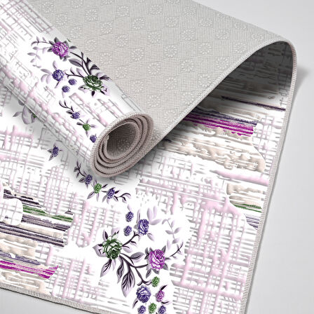 Alanur Trend Keçe Tabanlı Mutfak Halı Mu105