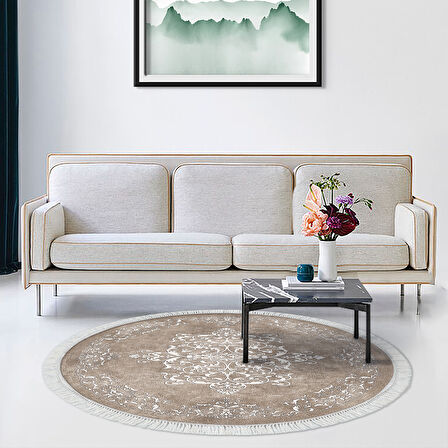 Eko Trend Djt Haı Yıkanabilir Kaymaz Taban 616 Yuvarlak Klasik