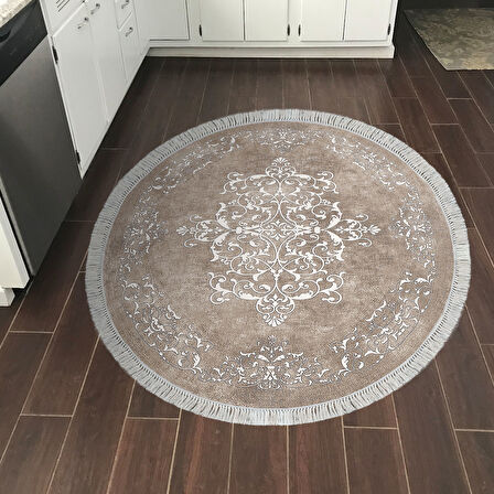 Eko Trend Djt Haı Yıkanabilir Kaymaz Taban 616 Yuvarlak Klasik