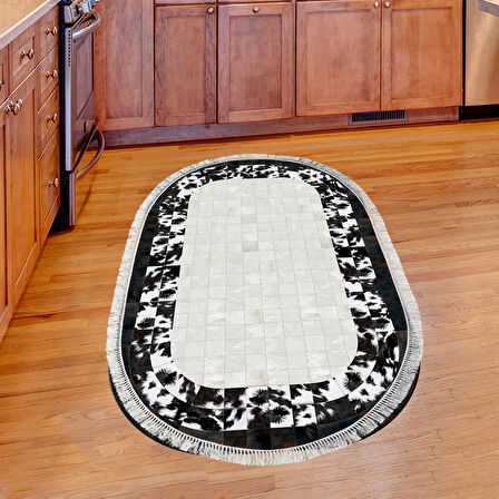 Eko Trend Djt Halı Yıkanabilir Kaymaz Taban 1495 Oval Modern