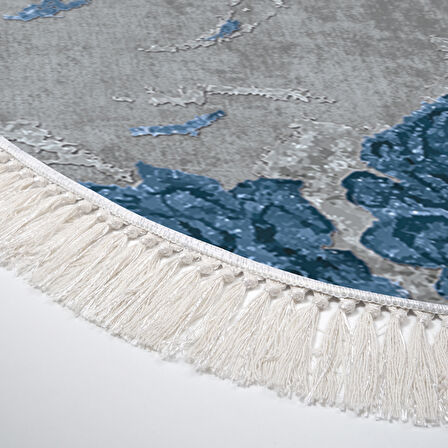 Eko Trend Djt Banyo Paspası Yıkanabilir Kaymaz Taban 660M Oval Suluboya