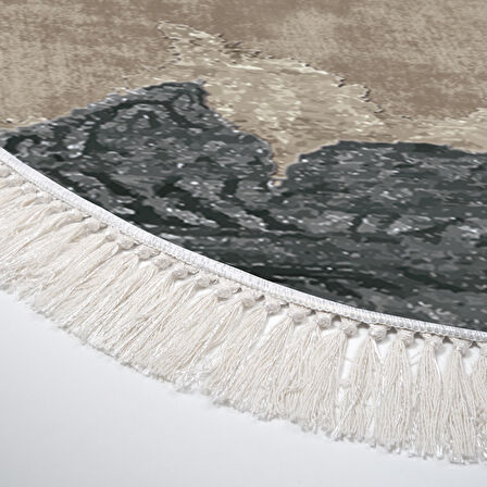 Eko Trend Djt Halı Yıkanabilir Kaymaz Taban 660M Oval Suluboya