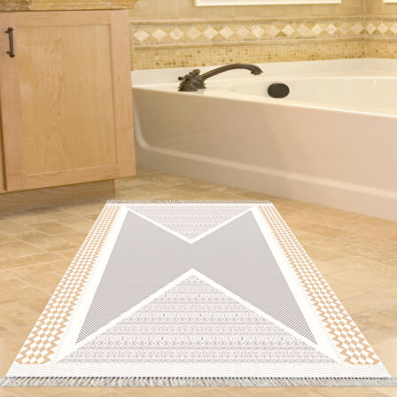 Eko Trend Djt Banyo Paspası Yıkanabilir Kaymaz Taban P1526 Modern