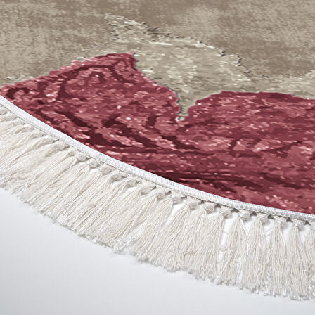 Eko Trend Djt Halı Yıkanabilir Kaymaz Taban 660M Oval Suluboya