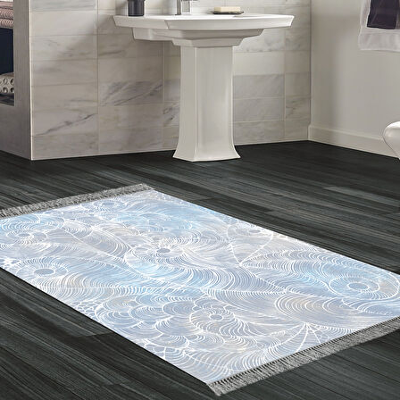 Eko Trend Djt Banyo Paspası Yıkanabilir Kaymaz Taban 1303 Modern