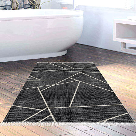 Eko Trend Djt Banyo Paspası Yıkanabilir Kaymaz Taban 717 Modern