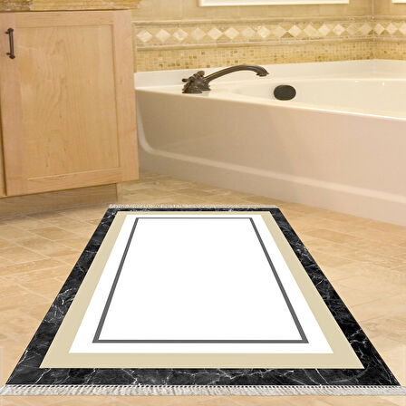 Eko Trend Djt Banyo Paspası Yıkanabilir Kaymaz Taban 673M Bordürlü