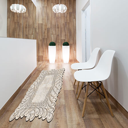 Yıldız Lazer Kesim Kaymaz Taban Dijital Baskı Halı St600161Pu