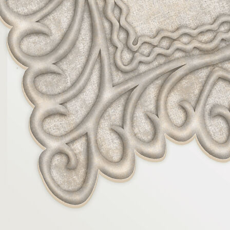 Yıldız Lazer Kesim Kaymaz Taban Dijital Baskı Halı St600161Pu