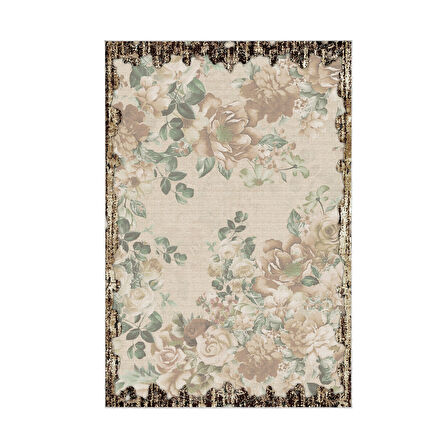 Alanur Trend Keçe Tabanlı Mutfak Halı Mu116