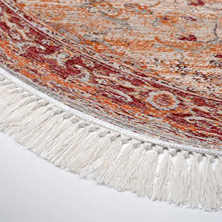 Eko Trend Djt Banyo Paspası Yıkanabilir Kaymaz Taban P1356 Oval Vintage