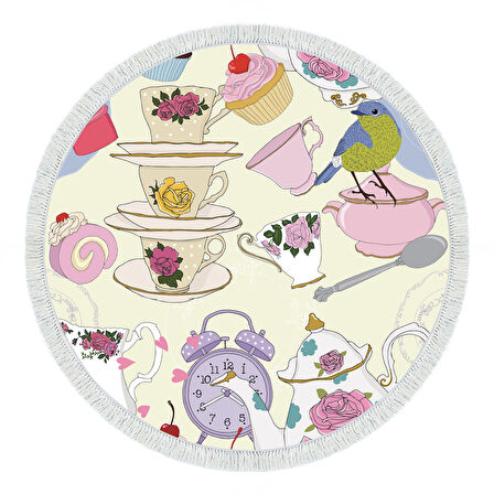 Alanur Trend Keçe Tabanlı Mutfak Halı Mu188