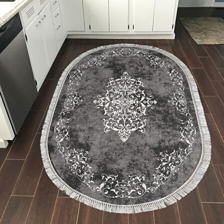 Eko Trend Djt Halı Yıkanabilir Kaymaz Taban 616 Oval Klasik