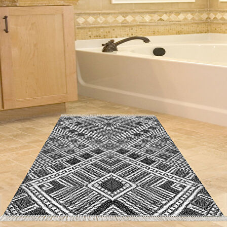 Eko Trend Djt Banyo Paspası Yıkanabilir Kaymaz Taban 2029 Modern